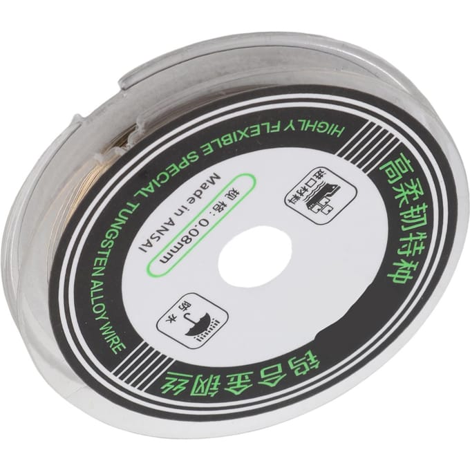 100m Molybdeen snijdraadlijn voor reparatie van LCD-schermscheiders (0,08 mm*100 m)
