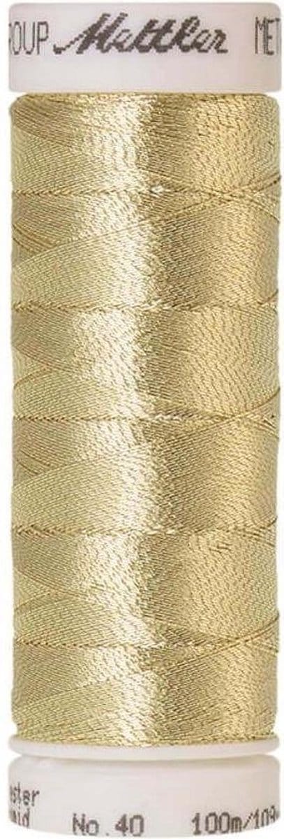 AMANN METALLIC GAREN, GOUD, 100M, Col. 0496, PER KLOSJE.