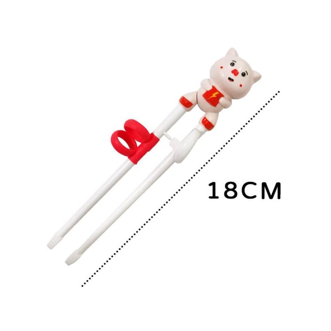1 paar Baby Learning Training eetstokjes Cartoon Animal Beginner eetstokjes Servies Kinderen Eet Training Helper Baby Gereedschap paars