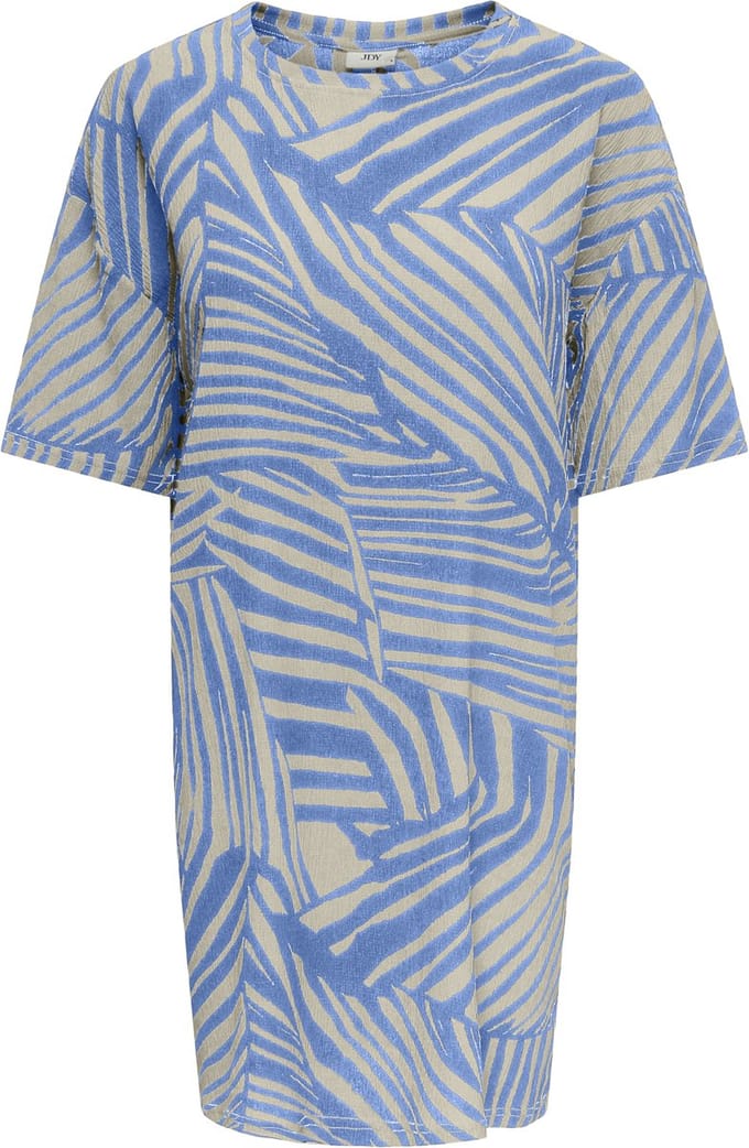 JDY - JDYDEBBIE S/S OVERSIZE DRESS JRS DIA - Dames - Mini jurken