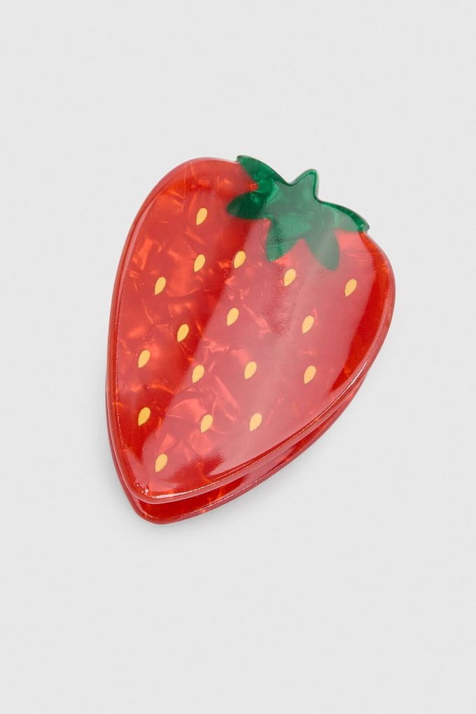 boohoo Dames Aardbei Klauwclip | Rood