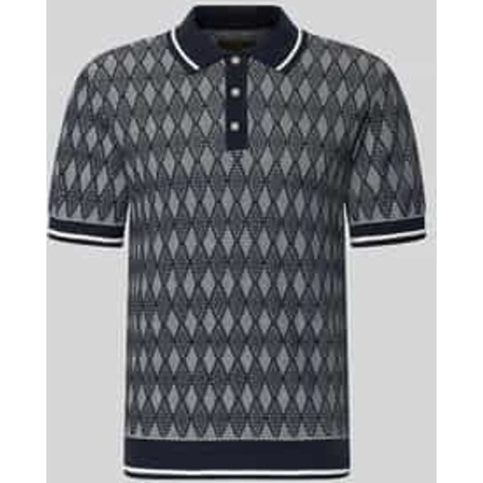 Regular fit Poloshirt in all-over look