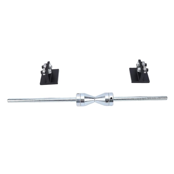 Équilibrage de roue de moto 455 mm Équilibrage manuel de pneu portable haute sensibilité pour support d'équilibrage de centrage de roue black