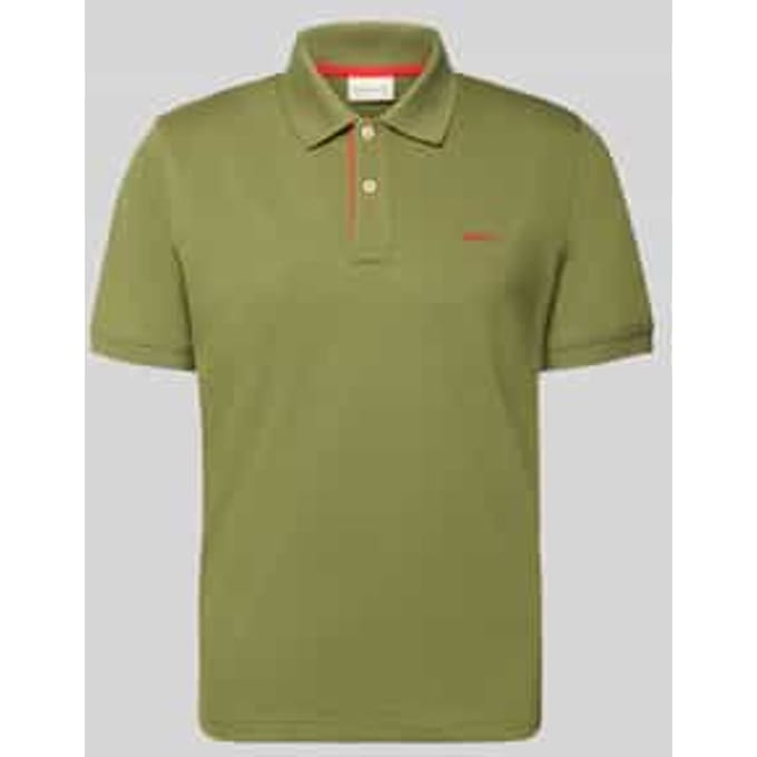 Regular fit poloshirt met gestikt logo