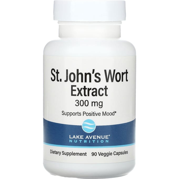 St. Sint-Janskruid Extract, 300Mg, 90 Plantaardige Capsules