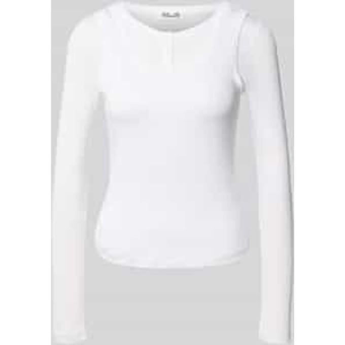 Shirt met lange mouwen van viscosemix