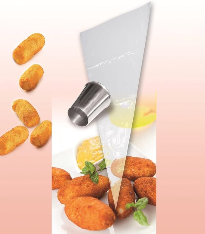 ZMR® Krokettenmaker - Krokettenmachine - Krokettenpers - Transparant - 55cm x 33cm x 4cm
