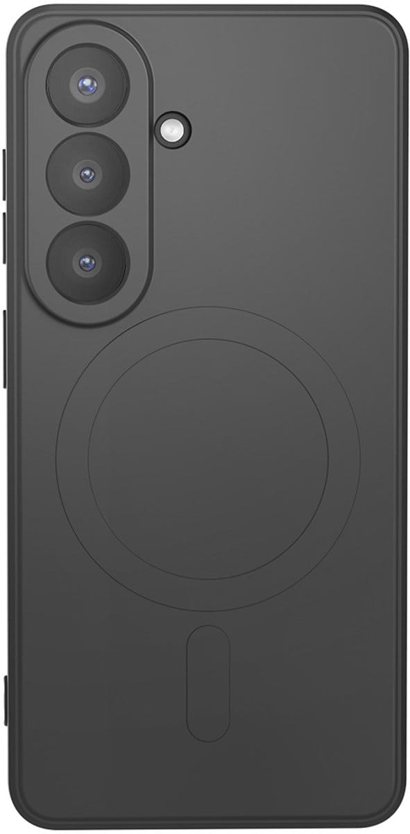 Bigben Connected, Hoesje geschikt voor Galaxy S26 Plus - Flexibel Siliconen Soft Touch Magnet, Zwart