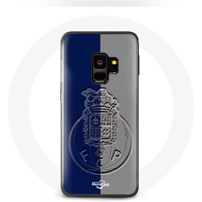 Coque - fcp - Samsung Galaxy S9 - Souple - Bleu et gris - Protection et décoration