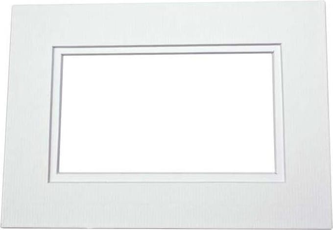 Passepartout Dubbeldik Wit/Wit Kern 40,6x50,8cm (10 stuks)
