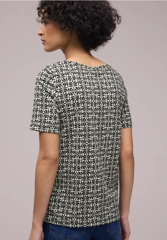 Shirt met minimale print