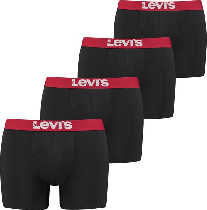 Levi's 4P boxers basic combi zwart - S
