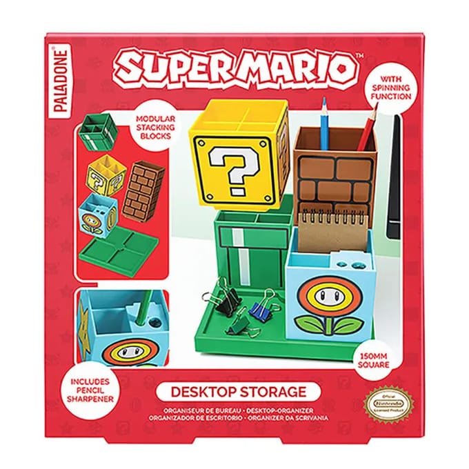 Paladone Super Mario Desktop Organizer-Blocks (Diversen) Nieuw