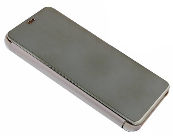 Ntech Goud LED Flip Cover Hoesje Geschikt Voor Samsung Galaxy S10e