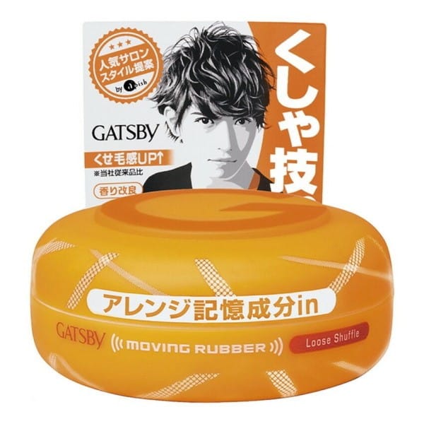 Mandom - Gatsby Moving Rubber - 80g - Loose Shuffle Orange