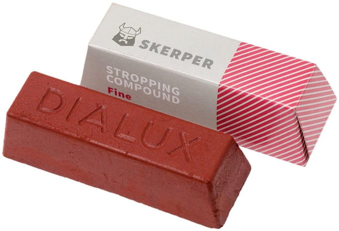 Skerper Stropping Compound STC002 Polijstblok Fijn, Rood