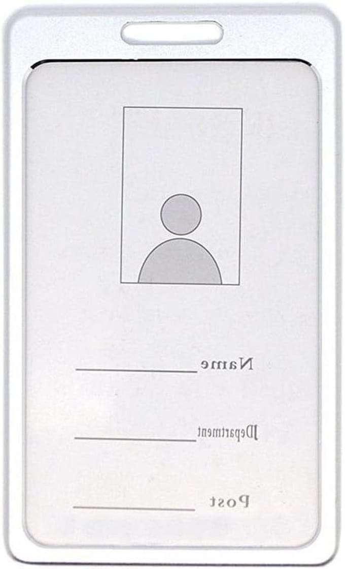 Kaarthouder Set - ID Jojo - Veilig Identificeren - Met Karabijnhaak - 10 Stuks - Blauw