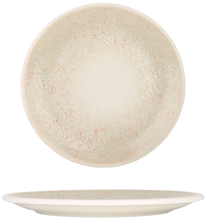 By Bone Dessertbord - Natura - Porselein - 17 cm - set van 6