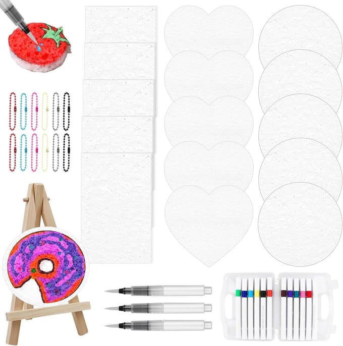 Puffy Paint Set - 3D Foam Verf - Creatief Knutselen - Textuur Verf - 12 Kleuren - Veelkleurig