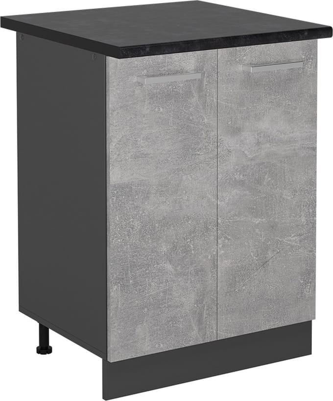 Vicco R-Line Keukenonderkast – 60 cm, WB Antraciet Beton