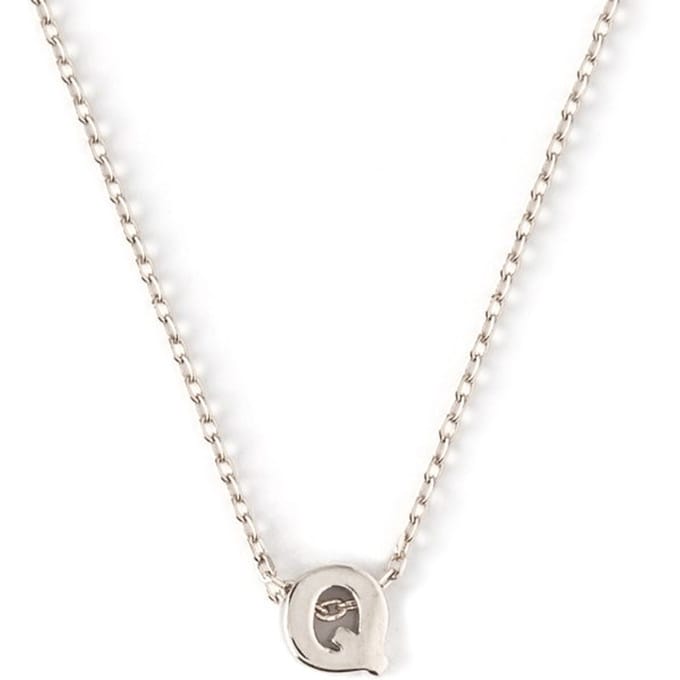 Orelia letter ketting Q zilverkleurig