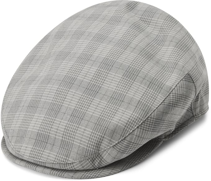 Mateo Grijze Geruite Moda Platte Pet