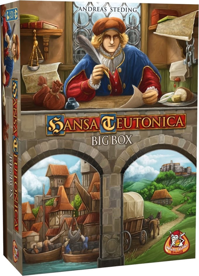 White Goblin Games Hansa Teutonica Big Box - Strategisch bordspel - 12+ jaar