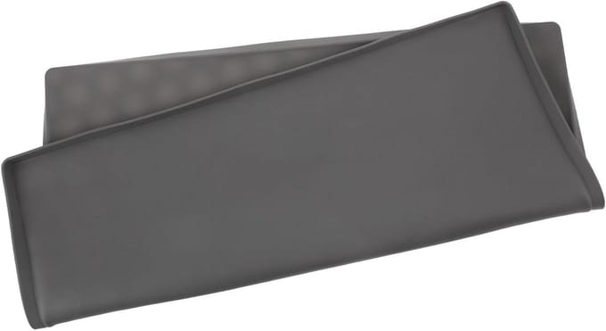 Wasmachine Droger Mat - Apparaat Bescherming - Trilling Demping - UV Bestendig Silicone - 60 x 50 cm - Grijs