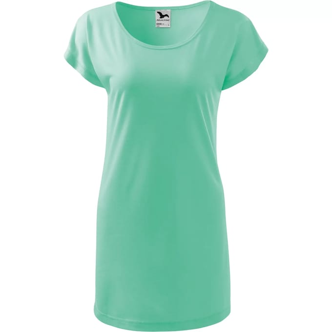 Dames t-shirt jurk Malfini Love 123