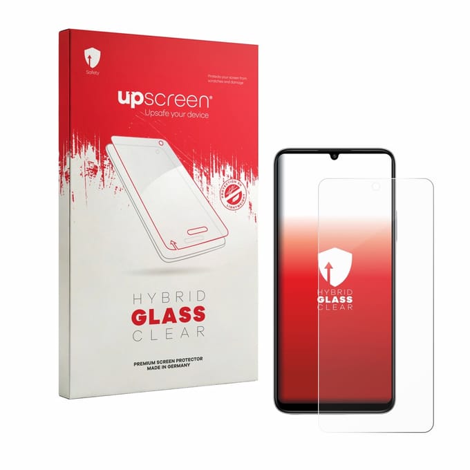 upscreen - Screenprotector voor General Mobile GM 26 Pro 5G - Folie Beschermfolie Beschermglas transparant