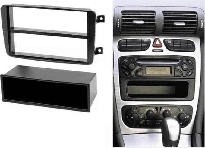1-DIN frame AUTORADIO Kit mercedes Viano (W639) 2003-2006 11-010