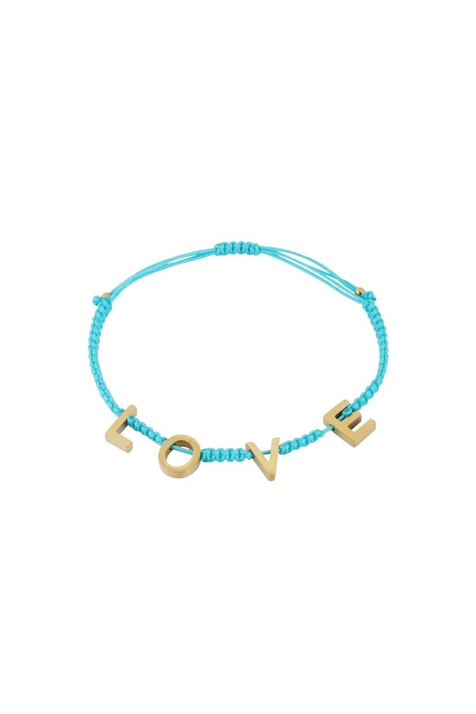 YWG - LOVE Armband - Licht Blauw - One size