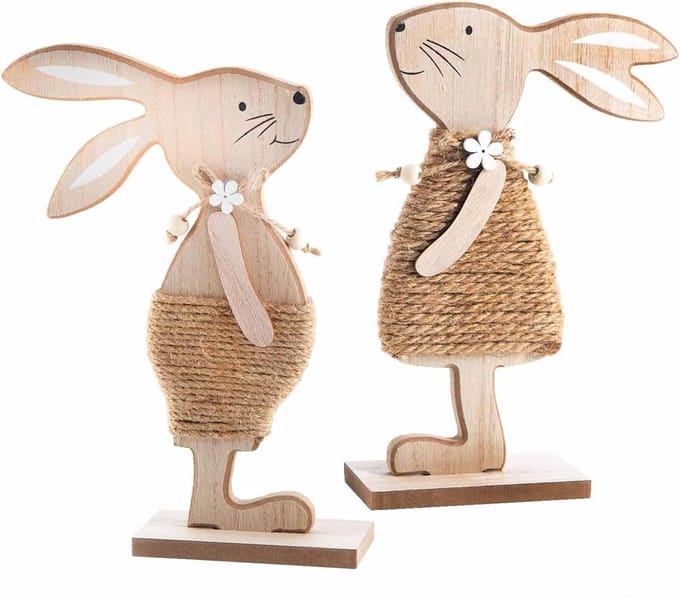 Decoratieve Paashaas Figuren voor Paasdecoratie
