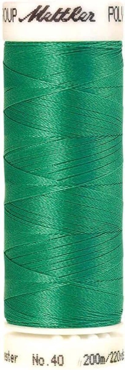 AMANN POLYSHEEN NAAI-BORDUURGAREN, COL-5210 GROEN, 200M, PER STUK.