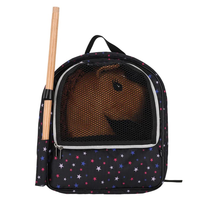 QHP - Hobby Hose Rugzak - Navy - LET OP! Exclusief Hobby Horse