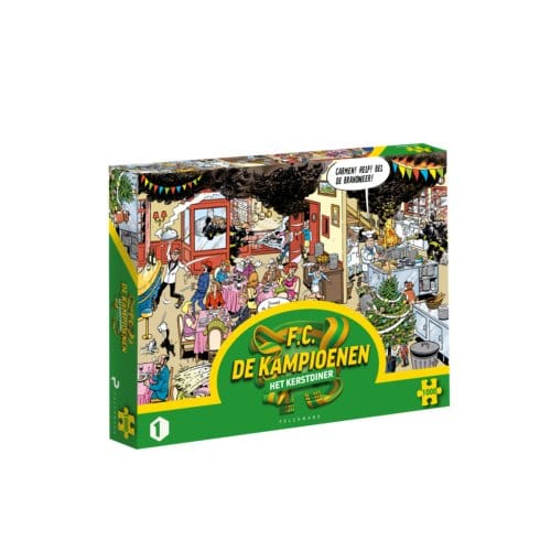 F.C. De Kampioenen Puzzel - Het Kerstdiner (1000 Stukjes)
