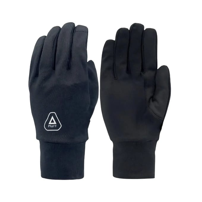 Matt Inner Ts Handschoenen Zwart S