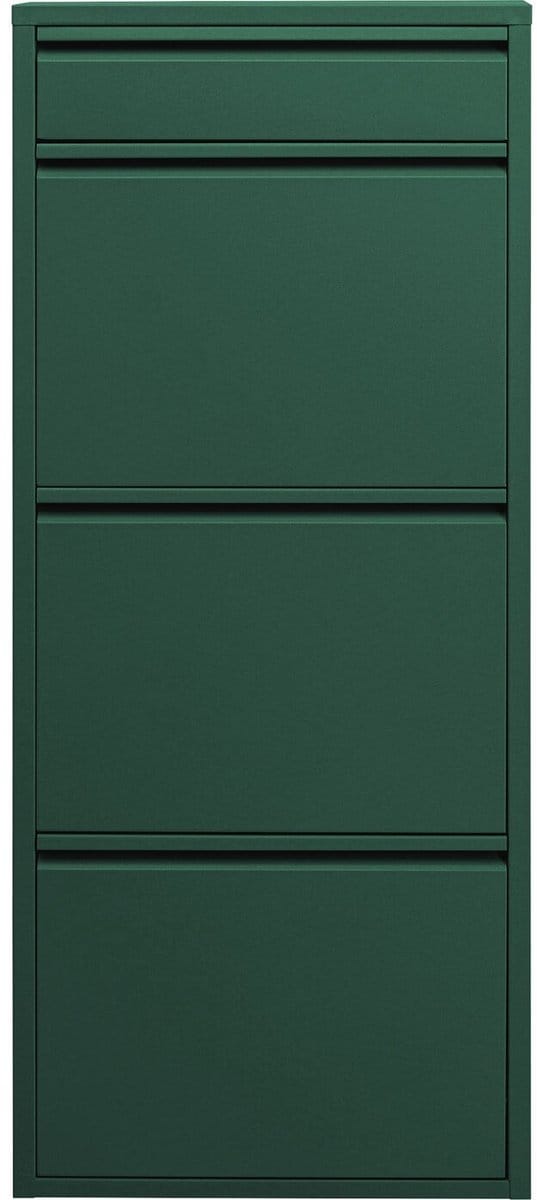 Schoenenkast Caruso groen 3+1 laden Kare Design