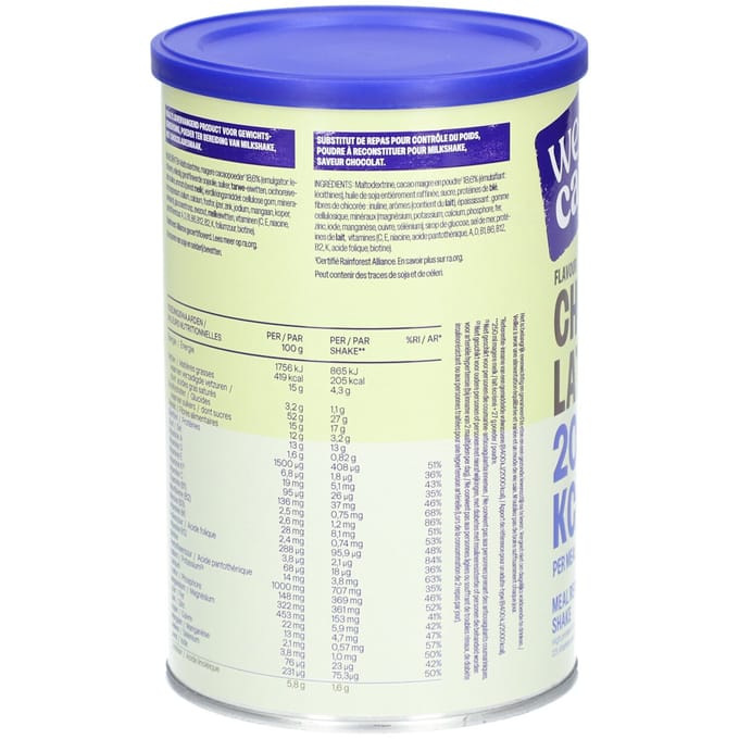 WeCare - Meal Replacement Shake - Chocolade - 436 gr