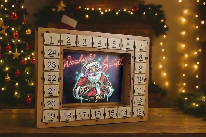 Crazy Needles - Adventskalender - Piercingsieraden - Feestelijke Editie - Hoogwaardige Titanium