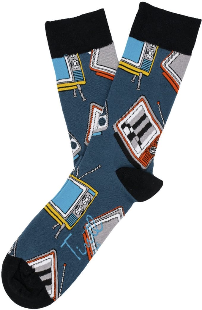 Tintl socks unisex sokken | Retro - TV (maat 41-46)