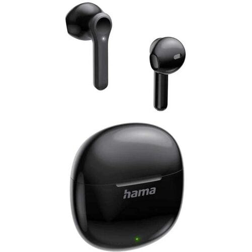 Hama Action One On Ear koptelefoon Bluetooth Zwart Oplaadbox Telefoon