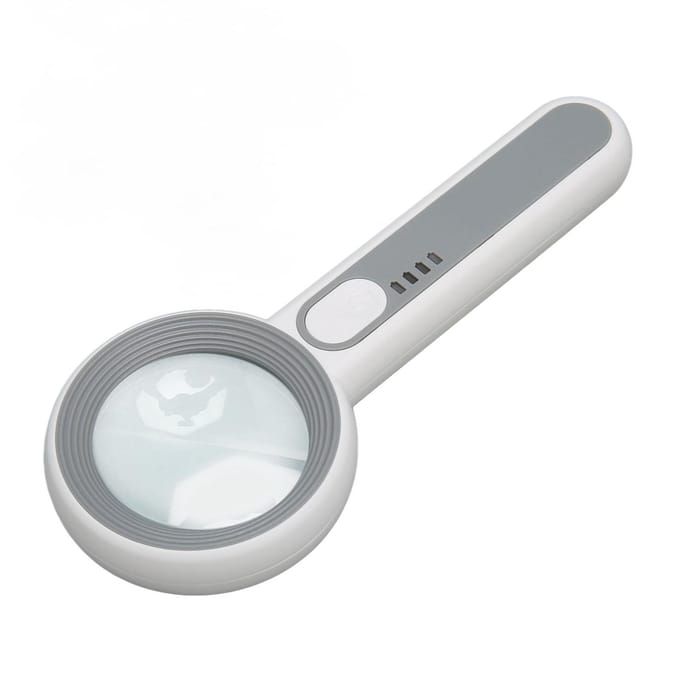 Handheld Vergrootglas 5x Oplaadbaar Touch Control LED Licht Handheld Vergrootglas