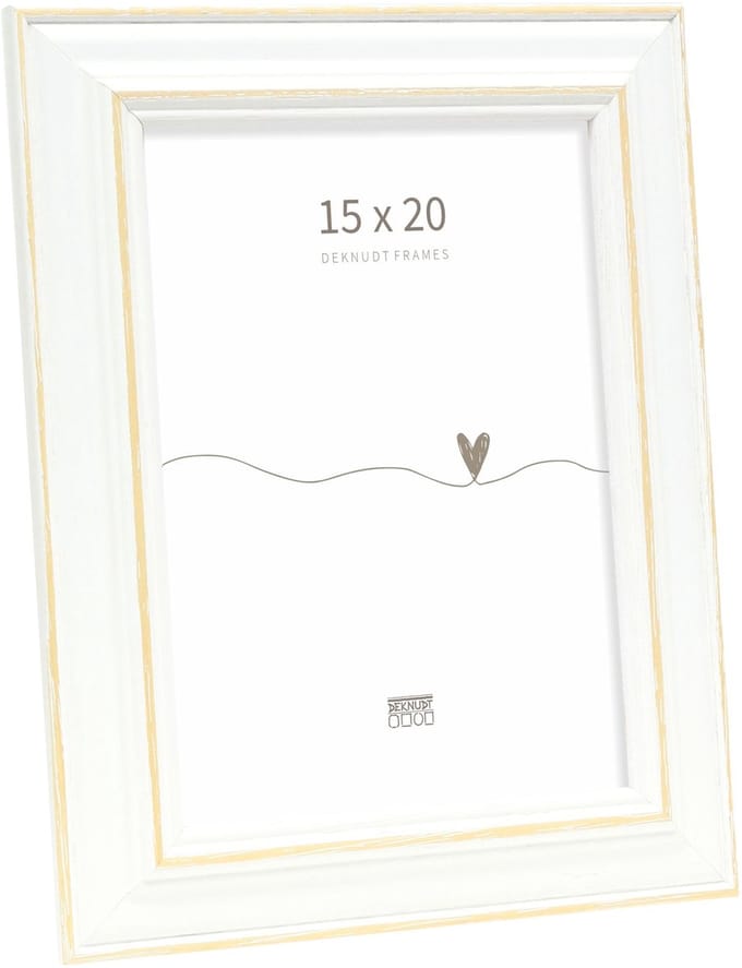 Deknudt S221H1 15X20 Wissellijst Papierformaat: 20 x 15 cm (b x h) 20 cm x 15 cm Wit