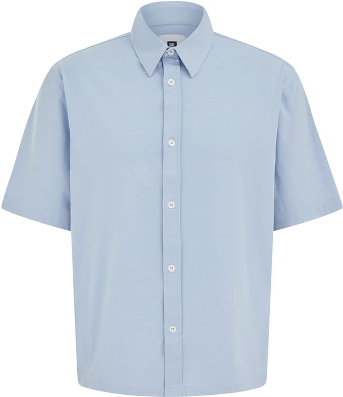 WE Fashion Heren regular fit jersey overhemd