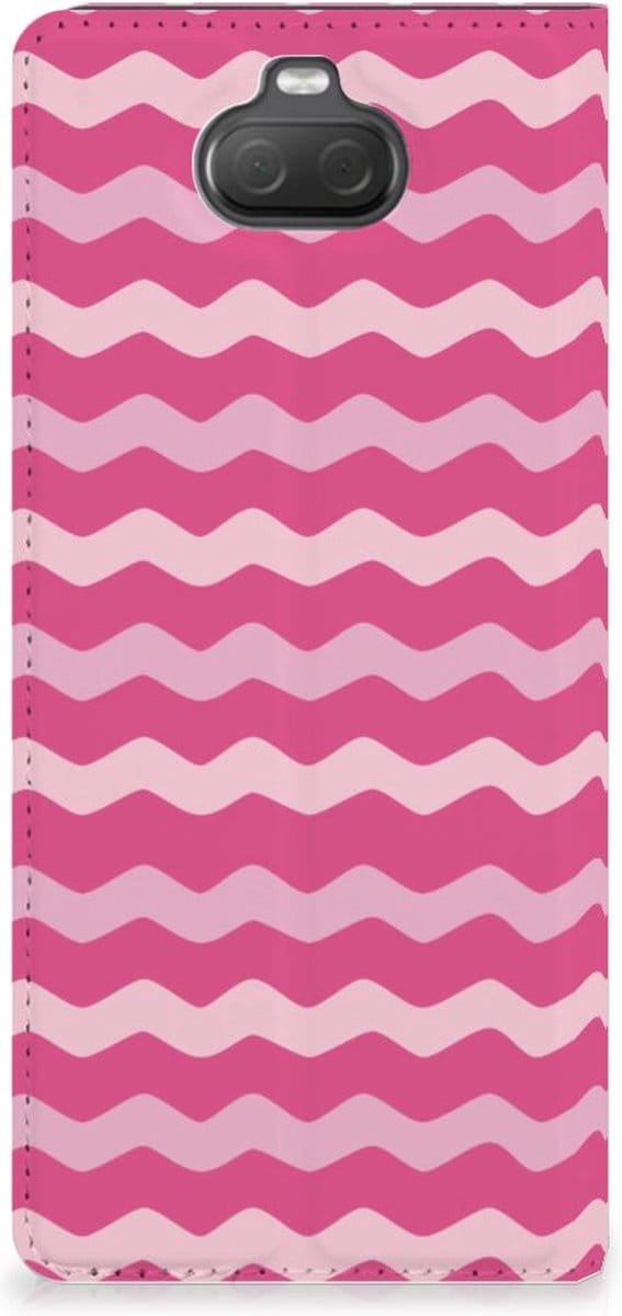 Sony Xperia 10 Hoesje met Magneet Waves Pink