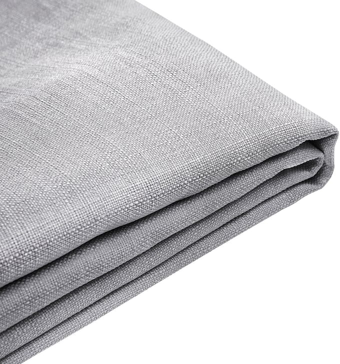 FITOU - Bekleding bed - Lichtgrijs - 160 x 200 cm - Polyester