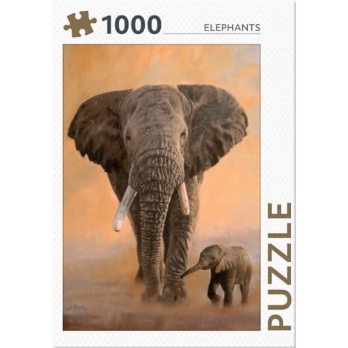 Rebo Legpuzzel 1000 Stukjes - Elephants