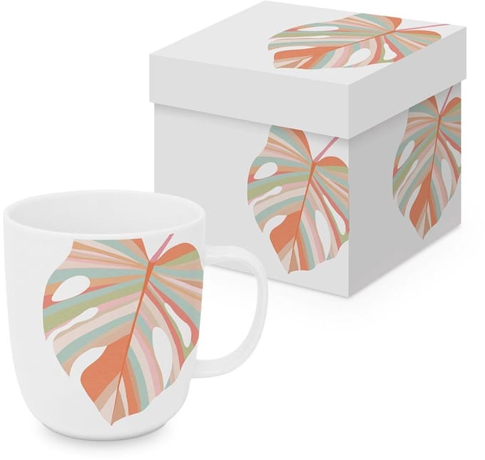 PPD - Mok 400 ml - Pastel leave matte