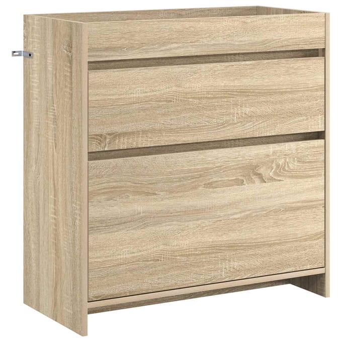 vidaXL - Badkamer - Onder - Het - Wastafel - Kast - Sonoma - Eiken